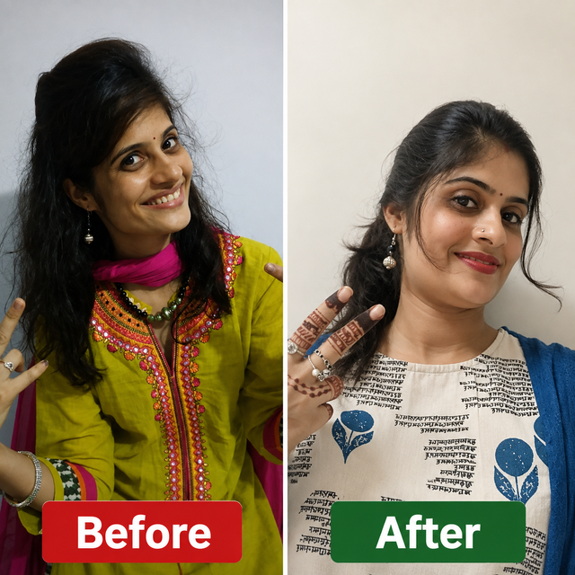 व्यक्तिगत before और after journey visual 14
